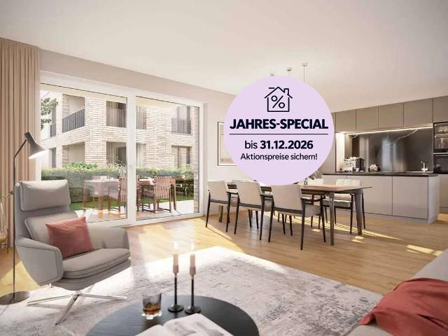 GLORREICHE KONDITIONEN BIS 31.12.2026* – 4 Zimmer Familienwohnung mit Terrasse und privatem Garten