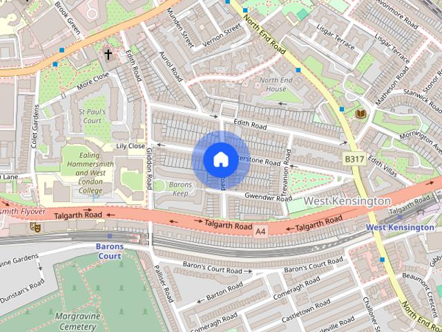 Glazbury Road, West Kensington