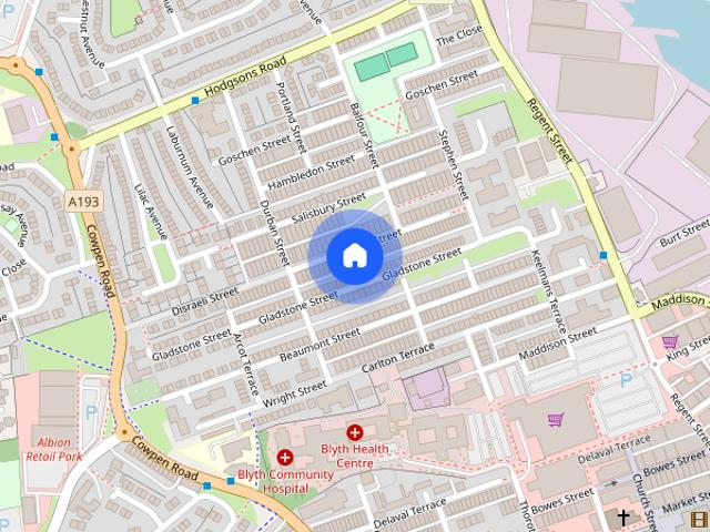 Gladstone Street, Blyth, Northumberland, NE24