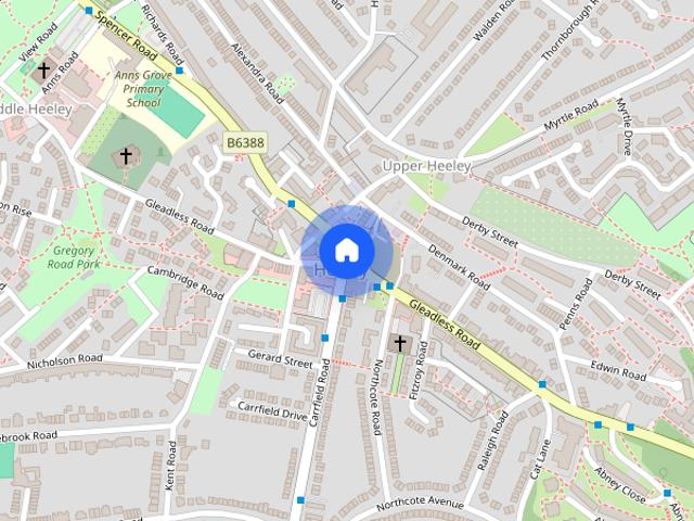 Gleadless Road, Sheffield, South Yorkshire, S2