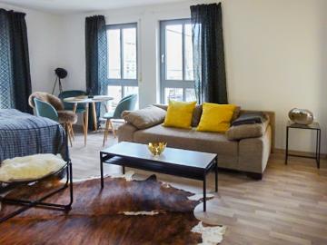 Gleich einziehen – voll möblierte helle Single Wohnung