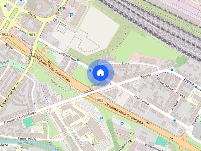 Gliwice, okol Politechniki. Kawalerka 34 mkw z