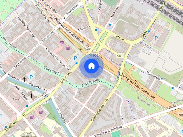 Gliwice, Centrum Apartament z tarasem 30m
