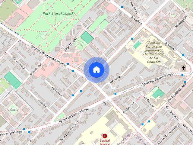 Gliwice, Śródmieście, Styczyńskiego. 40m 2 pok CO