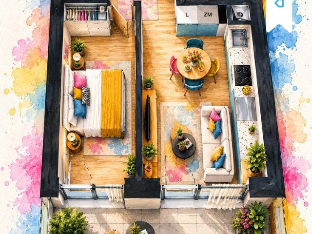 Gliwice 2 pokoje z garderobą i tarasem 12 m²