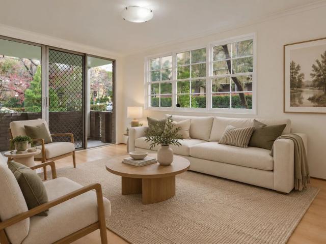 Ground floor apartment Living