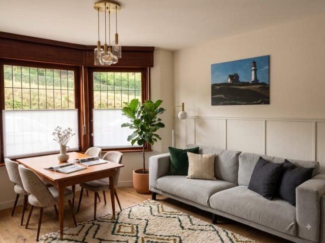 Ground floor apartment with sunny terrace near sea
