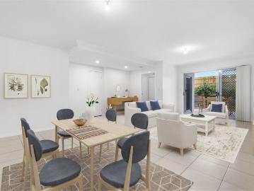 Ground Floor Living with Courtyard charm & rare double garage