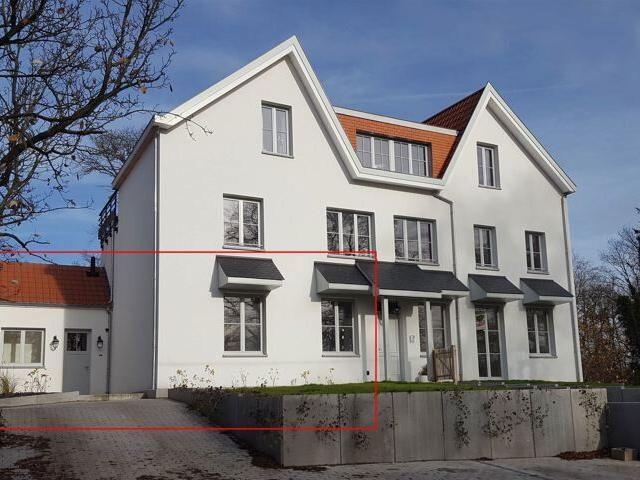 Ground floor with terrace and garden