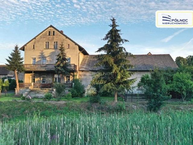 Wyjątkowe siedlisko 1,48 ha z domem 300 m2 i stawem