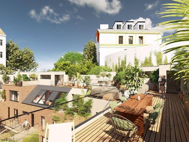 GROHGASSE 10 | südseitige 3 Zimmer Maisonette Wohnung mit herausragender Dachterrasse | Fernwärme | Bodenkühlung | Klimaanlage