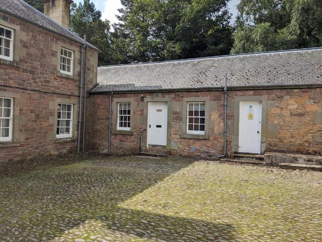 Grooms Cottage, Eildon Hall, Melrose. 2 bed terraced bungalow to rent £900 pcm £208 pw