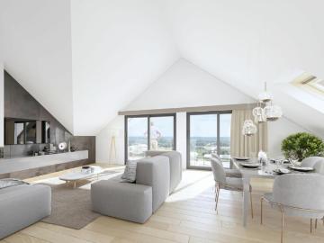 Große 3,5 Zimmer Wohnung mit herrlichem Blick auf den See