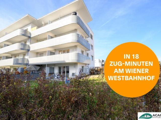 große 3 Zimmerwohnung mit optimalem Grundriss im Wohnpark Tullnerfeld im Grünen wohnen, aber in der Stadt arbeiten Tiefgaragenplatz optional möglich!