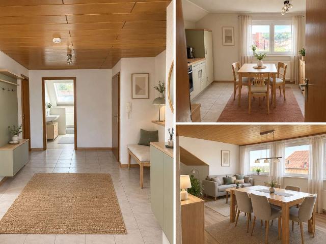 Große 3 Zimmer Dachgeschosswohnung in Kirchheimbolanden