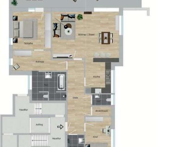 Große 4 Zimmer Wohnung mit TOP Terrasse