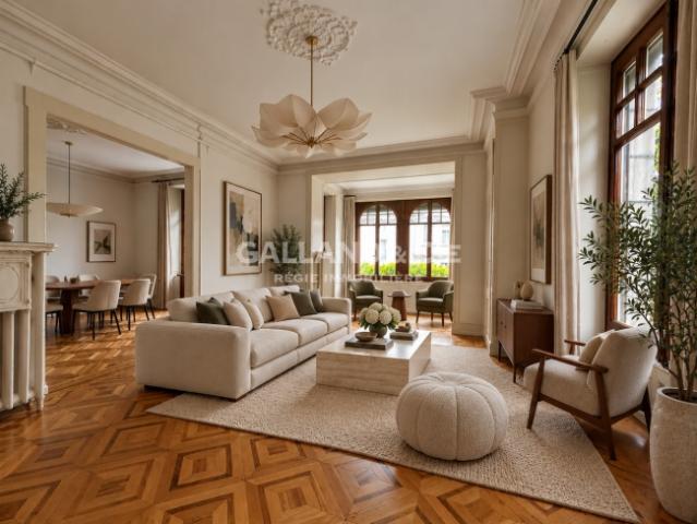 Große 5,5 Zimmer, architektonischer Charakter und Garten