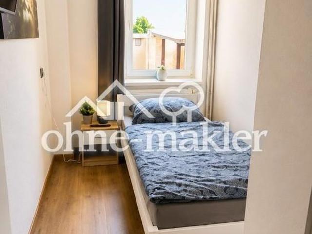 Große möblierte Firmenwohnung | 6 Betten | Garten | WLAN | ab 3 Monaten