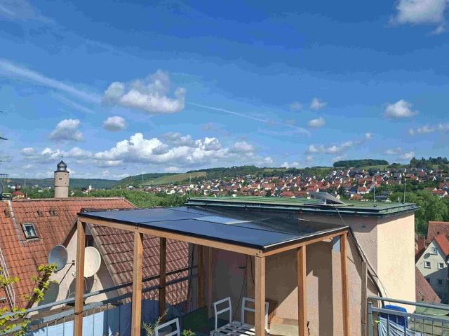 Große Maisonette Wohnung mit Großterrasse in Ochsenfurt, Stadtmitte am Marktplatz, neu zu vermieten