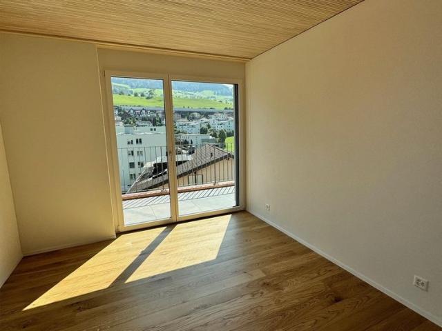 Grosse private Dachterrasse mit herrlicher Aussicht