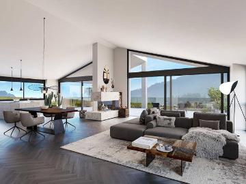 Große, ruhige 4 Zimmer Wohnung mit 30 m² Terrasse Top 3