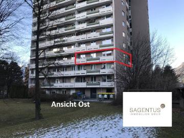 Große und sehr gut eingeteilte 3 Zimmer Wohnung mit zwei Balkonen in Innsbruck zu kaufen