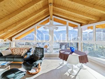 Chamoson, Gundis, Wallis - Garten, Panoramablick