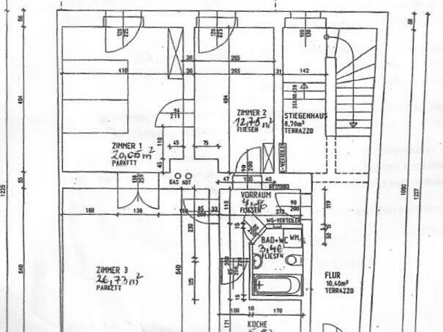 Große, zentral gelegene 3 Zimmer Wohnung mit riesigem Balkon und Parkplatz direkt in Geidorf!