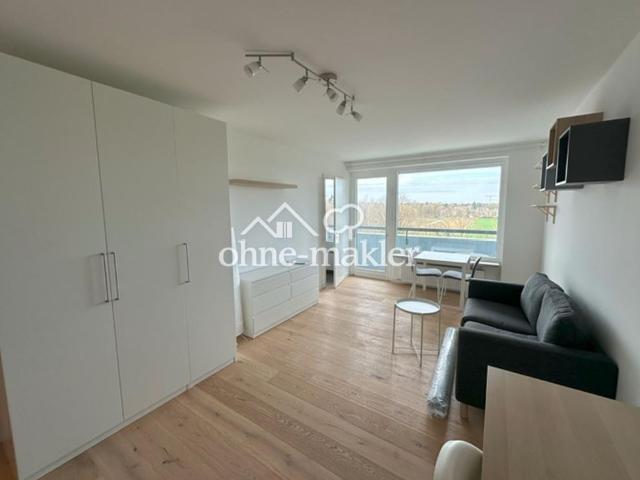 Großes möbliertes 1 Zimmer Apartment mit Balkon in München Solln ab 01.04.2026 zu vermieten