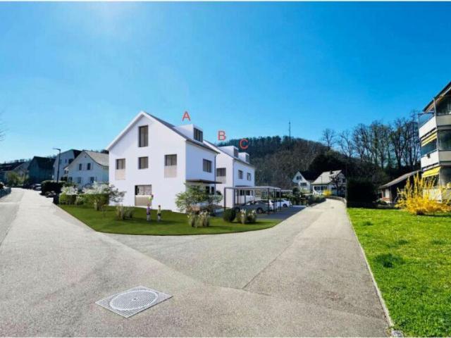 Grosses Neubau EFH, Haus A, 6.5 Zimmer mit Garten, Studio, 3 Nasszellen, Carport & Parkplatz