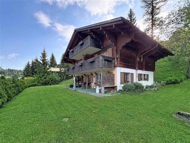 Großes Chalet mit 3 Wohnungen und Panoramablick