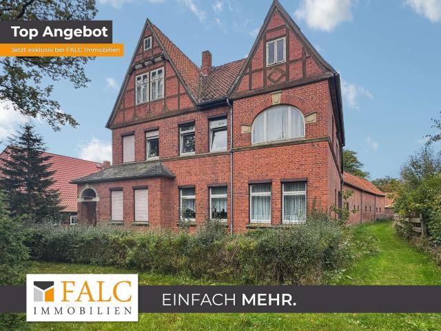 Großes Landhaus mit Einliegerwohnung, Stallungen, Koppeln & Flusszugang auf 6.640 m² Traumgrundstück