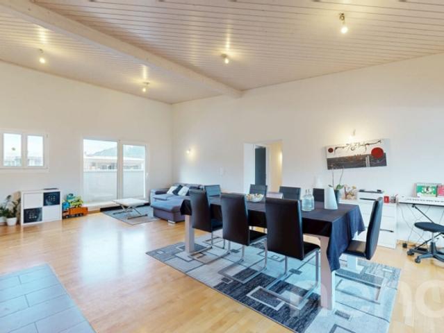 Großes Penthouse mit einer 60 m² großen Terrasse und Blick auf die Berge