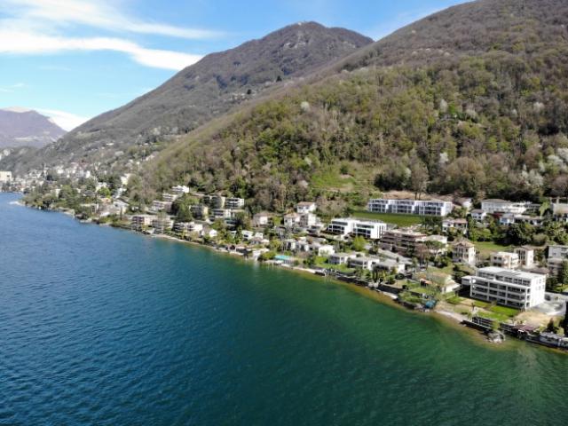 Grosszügige Dachwohnung mit herrlicher Seeblick Terrasse in Bissone
