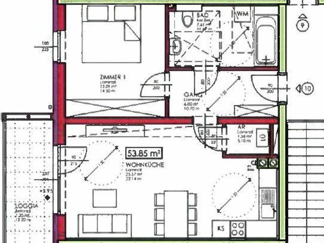 Großrust | Geförderte Miete mit Kaufoption | Top 3/10 | 2.OG mit Balkon