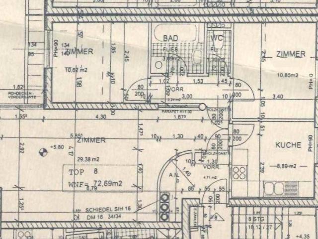 Großweikersdorf | Dachgeschoßwohnung in Miete | TOP 3/8