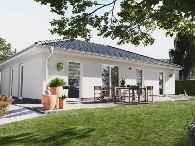 Großzügig auf einer Ebene leben, Massivhaus von Town & Country, Eff 55 GEG