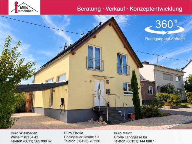 Großzügig wohnen im Rheingau – Einfamilienhaus mit Garten und moderner Ausstattung
