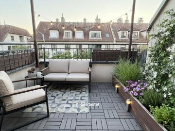Großzügige 4 Zi DG Wohnung mit Terrasse & Garage