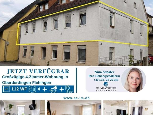 Großzügige 4 Zimmer Wohnung in Oberderdingen Flehingen zu verkaufen!