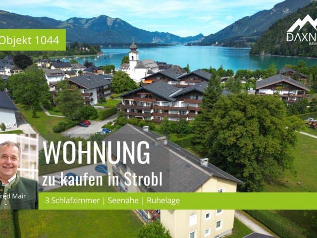 Großzügige 4 Zimmer Wohnung in ruhiger Grünlage – nur 2 Gehminuten zum Wolfgangsee