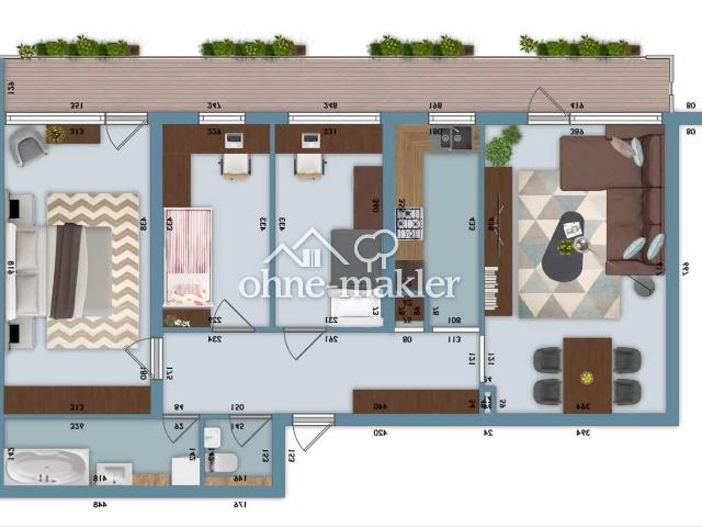 Großzügige 4 Zimmer Eigentumswohnung mit Balkon in Duisburg Rheinhausen – provisionsfrei von privat