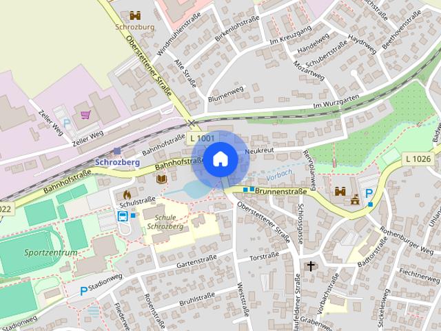 Großzügige 4 Zimmerwohnung inkl. EBK und Stellplatz in Schrozberg ab sofort zu vermieten