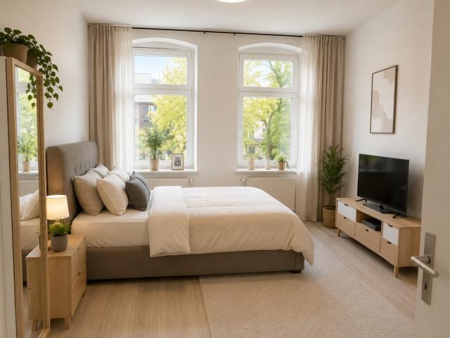Großzügige 4 Zimmerwohnung mit großer Terrasse und Wohnküche in Zeitz — vollsaniert