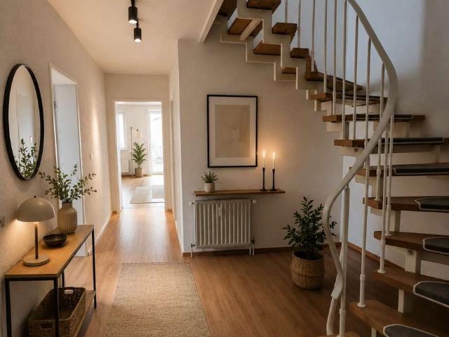 Großzügige 4,5 Zimmer Maisonette mit Balkon und Tiefgaragenstellplatz