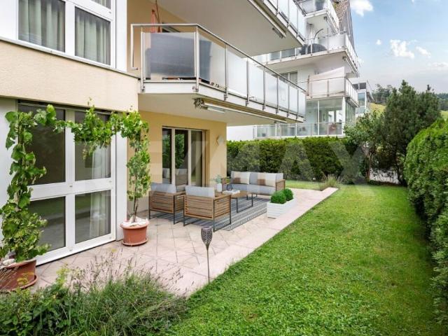 Grosszügige 4.5 Zimmer Gartenwohnung an ruhiger Lage in Einsiedeln zu kaufen!