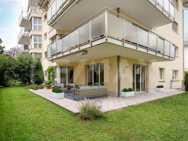 Grosszügige 4.5 Zimmer Gartenwohnung an ruhiger Lage in Einsiedeln zu kaufen!
