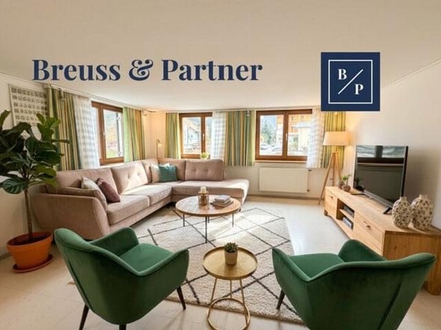 Große 5 Zimmer Wohnung mit Balkon, Garten & viel Stauraum in Dornbirns Zentrum genügend Platz für die ganze Crew!