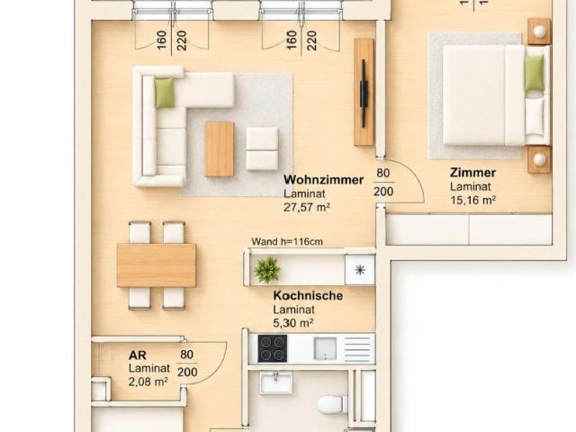 Großzügige 101 m² Wohnung | LOGGIA & BALKON!