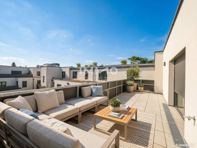Großzügige 2 Zimmer Wohnung mit 2 Terrassen – ganz oben & provisionsfrei!